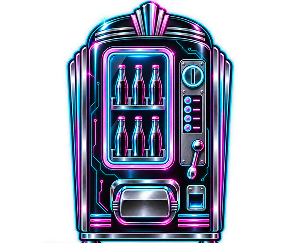 FLEX VENDZ vending machine illustration